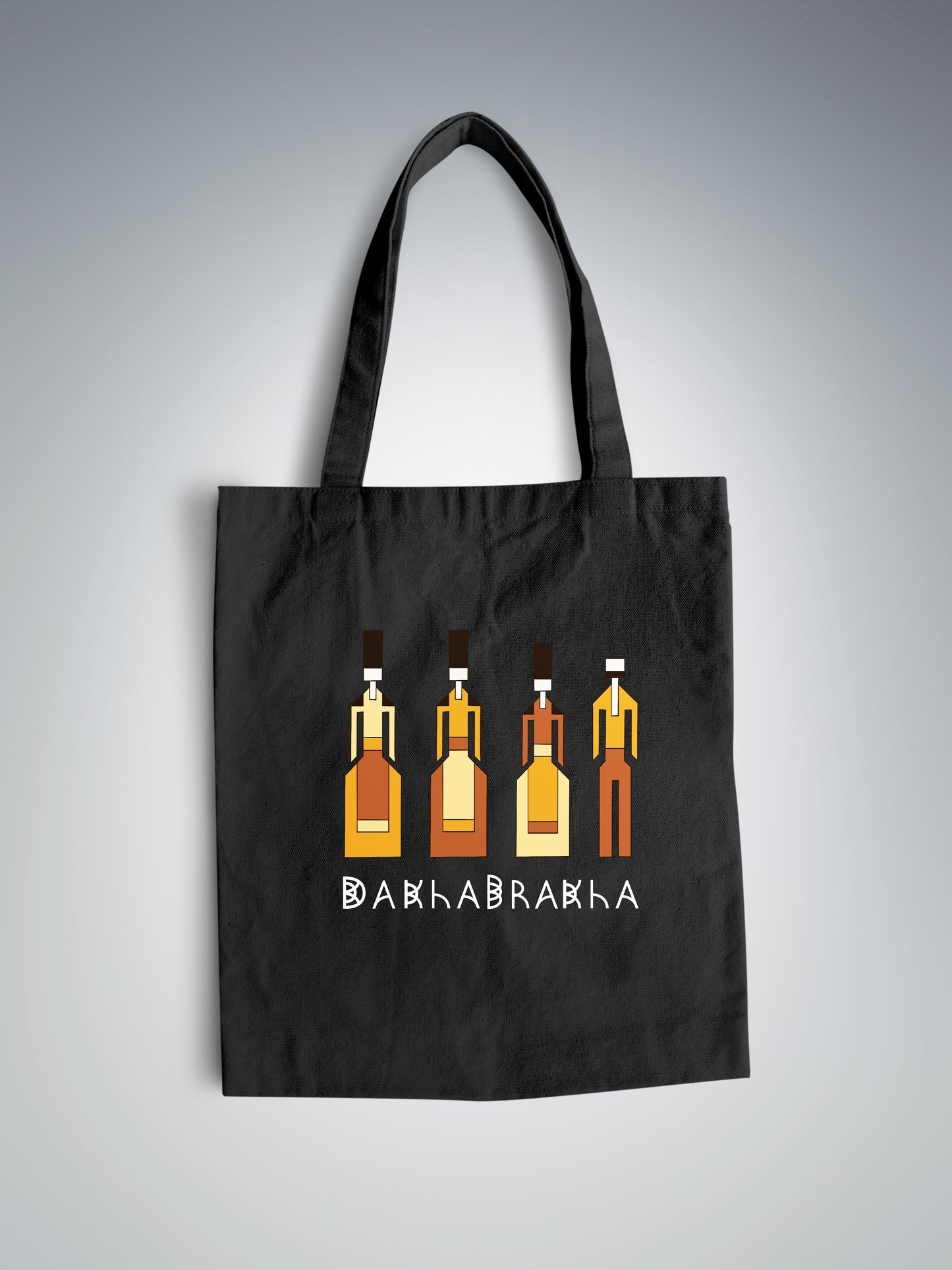 New collection | Eco-Bag with Pocket | Sepia (black)