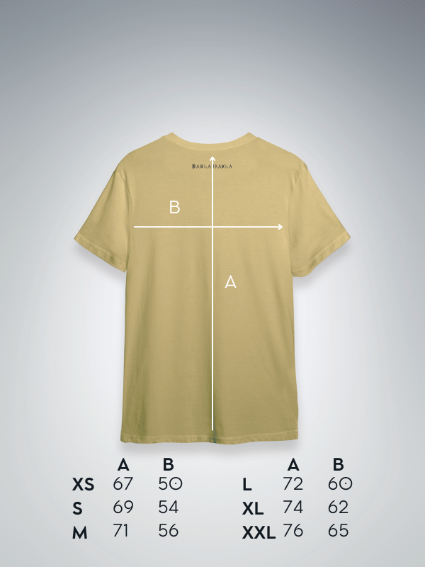New Collection | T-shirt Sepia (sand)