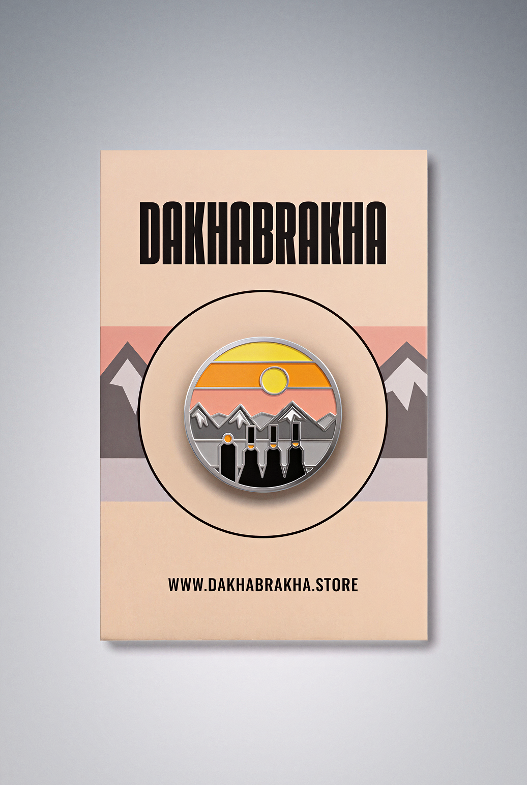 DakhaSunset Metal Pin | PTAKH