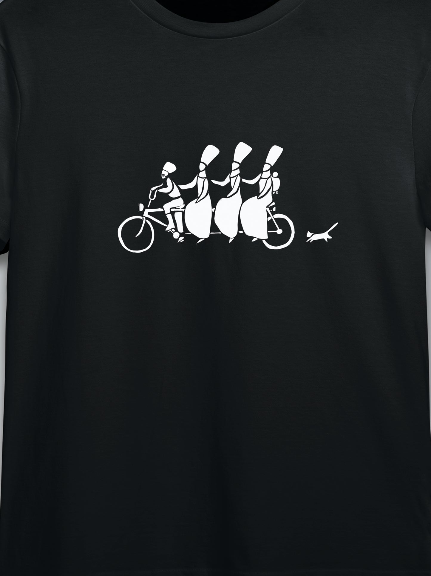 NEW | T-shirt Bicycle and cat (Oversize)