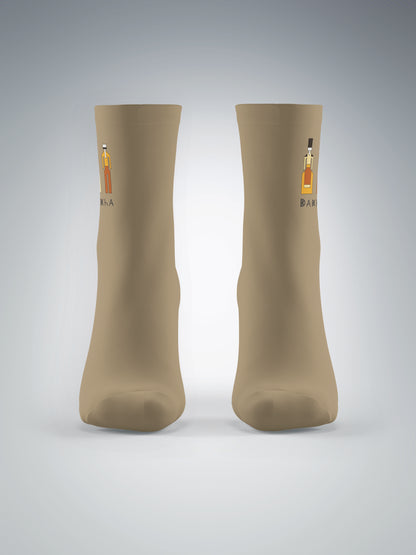 Cotton Blend Socks | Whisky