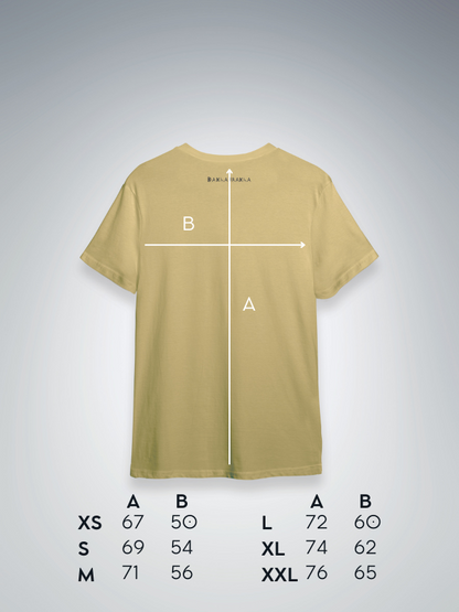 New Collection | T-shirt Sepia (sand)