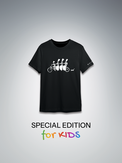 for KIDS | T-shirt Bicycle and cat