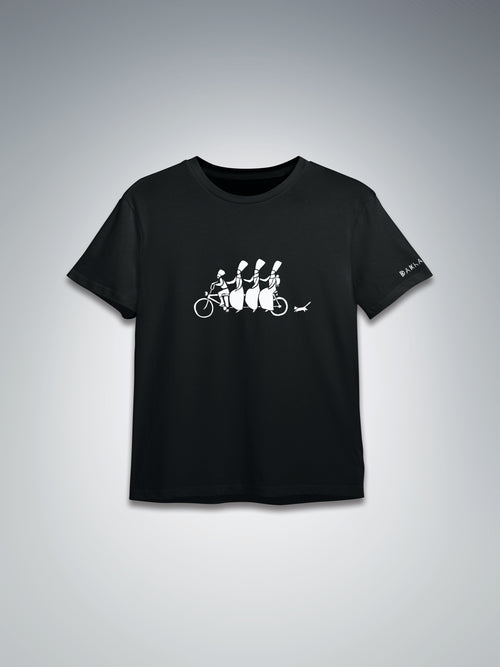 NEW | T-shirt Bicycle and cat (Oversize)