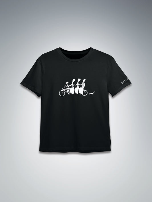 NEW | T-shirt Bicycle and cat (Oversize)