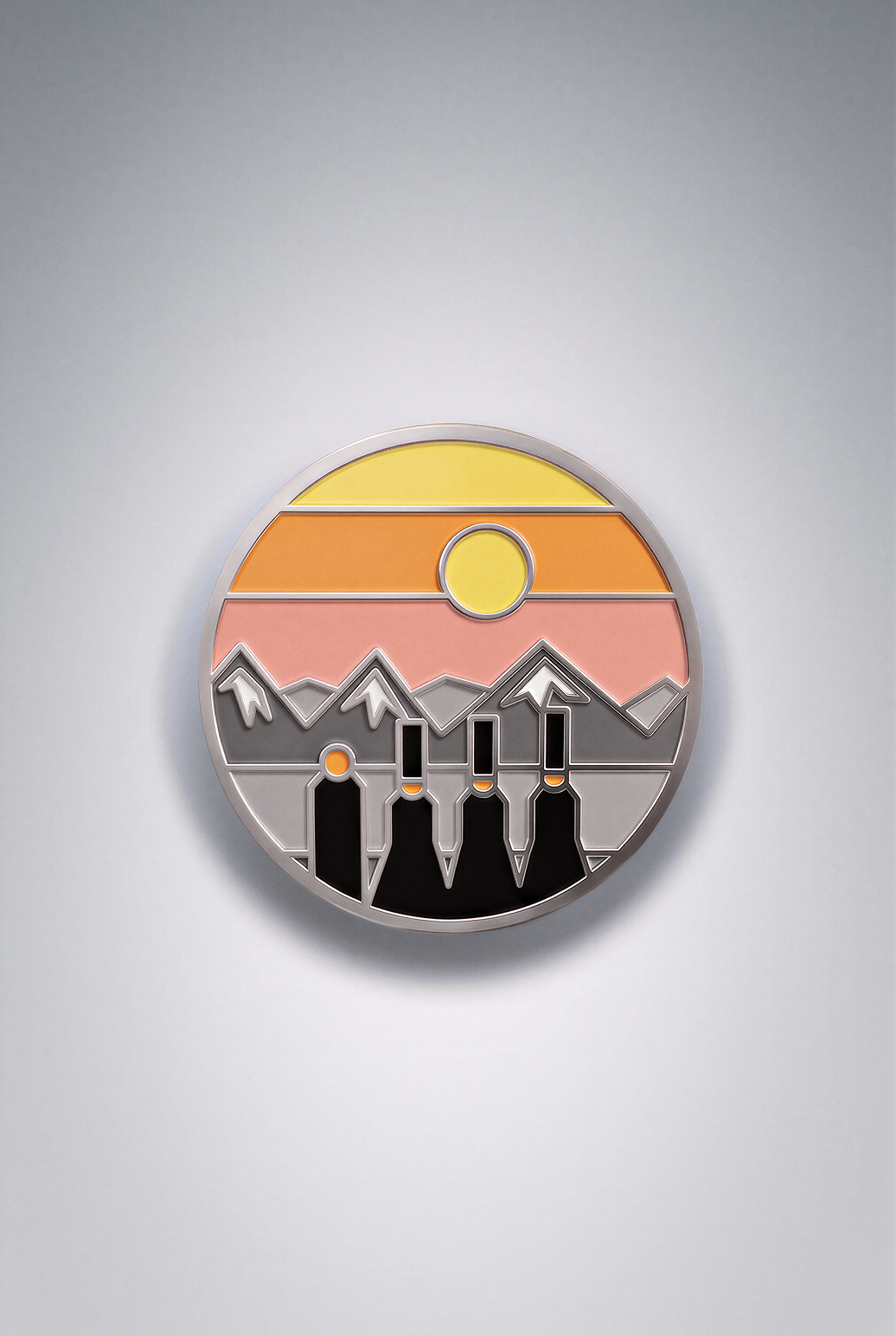 DakhaSunset Metal Pin | PTAKH