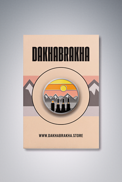 DakhaSunset Metal Pin | PTAKH